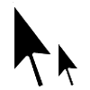 Cursor Grande Preto